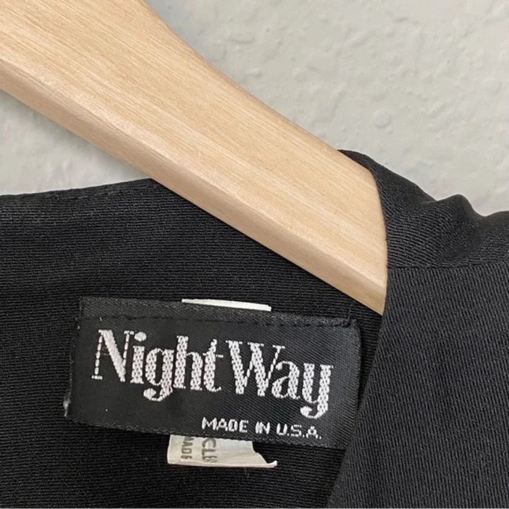 Night Way Black Ruffle Dress - Picture 8 of 9